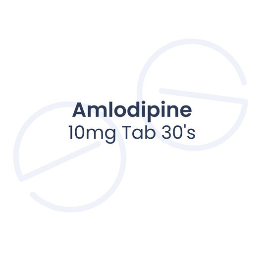 Amlodipine 10mg Tab 30's