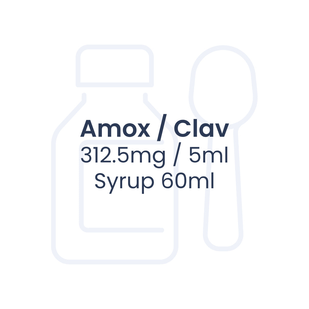 Amox / Clav 312.5mg / 5ml 糖浆 60ml