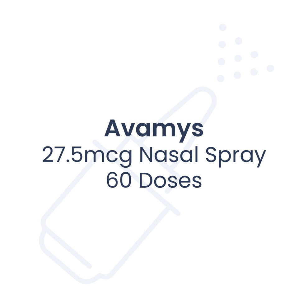 Avamys 27.5mcg Nasal Spray 60 Doses GlovidaRx (GRx)