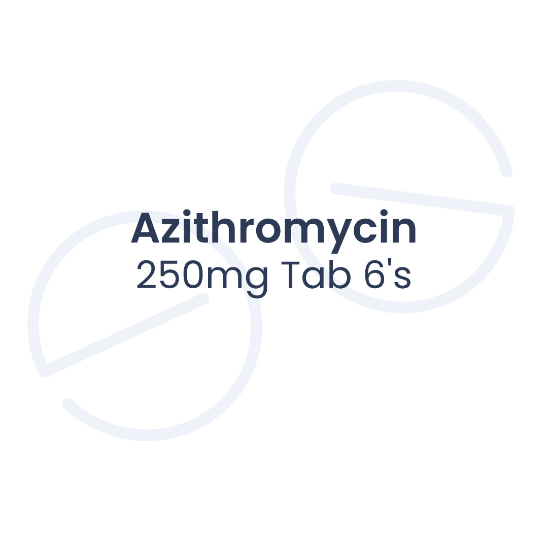 Azithromycin 250mg Tab 6's