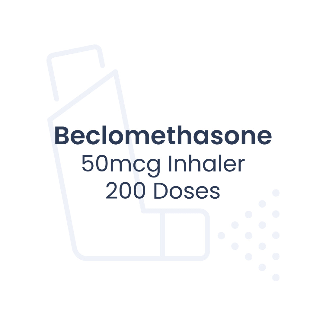 Beclomethasone 50mcg Inhaler 200 Doses
