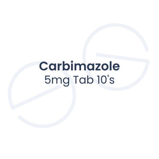Carbimazole 5mg Tab 10's