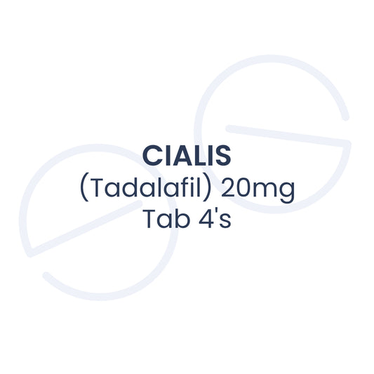 CIALIS (Tadalafil) 20mg Tab 4's