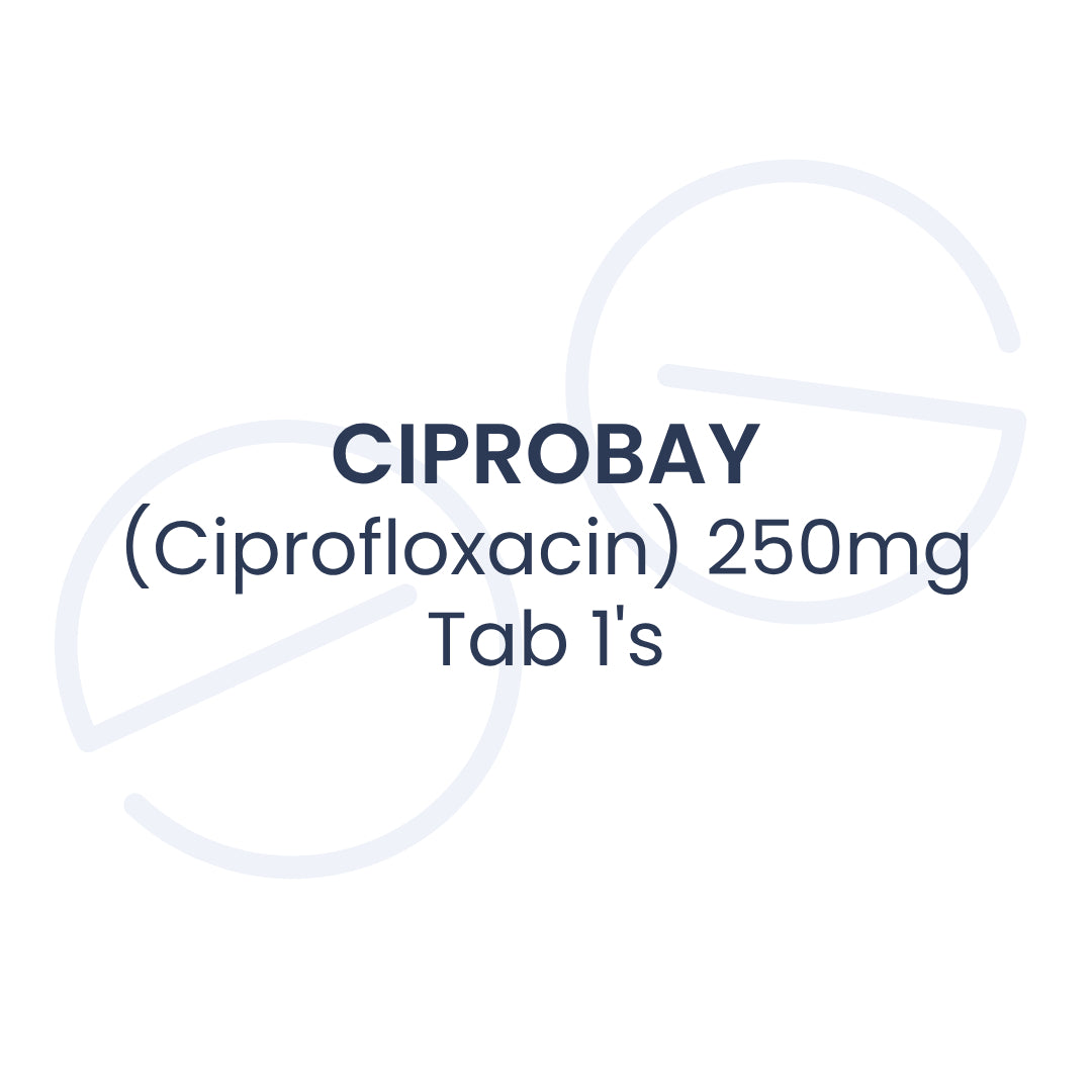 CIPROBAY (Ciprofloxacin) 250mg Tab 1's