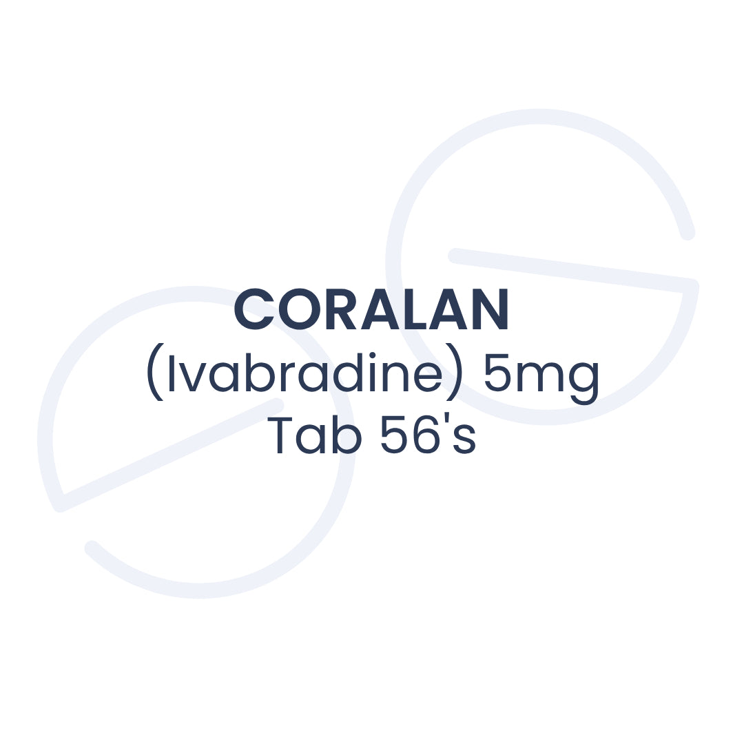 CORALAN (Ivabradine) 5mg Tab 56's
