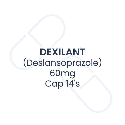 DEXILANT (Deslansoprazole) 60mg Cap 14's
