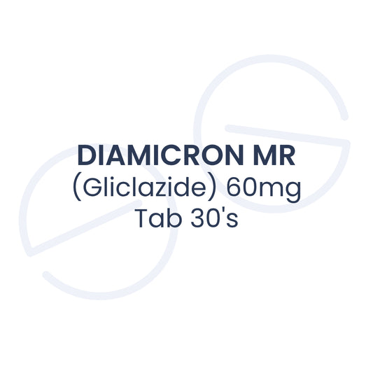 DIAMICRON MR (Gliclazide) 60mg Tab 30's