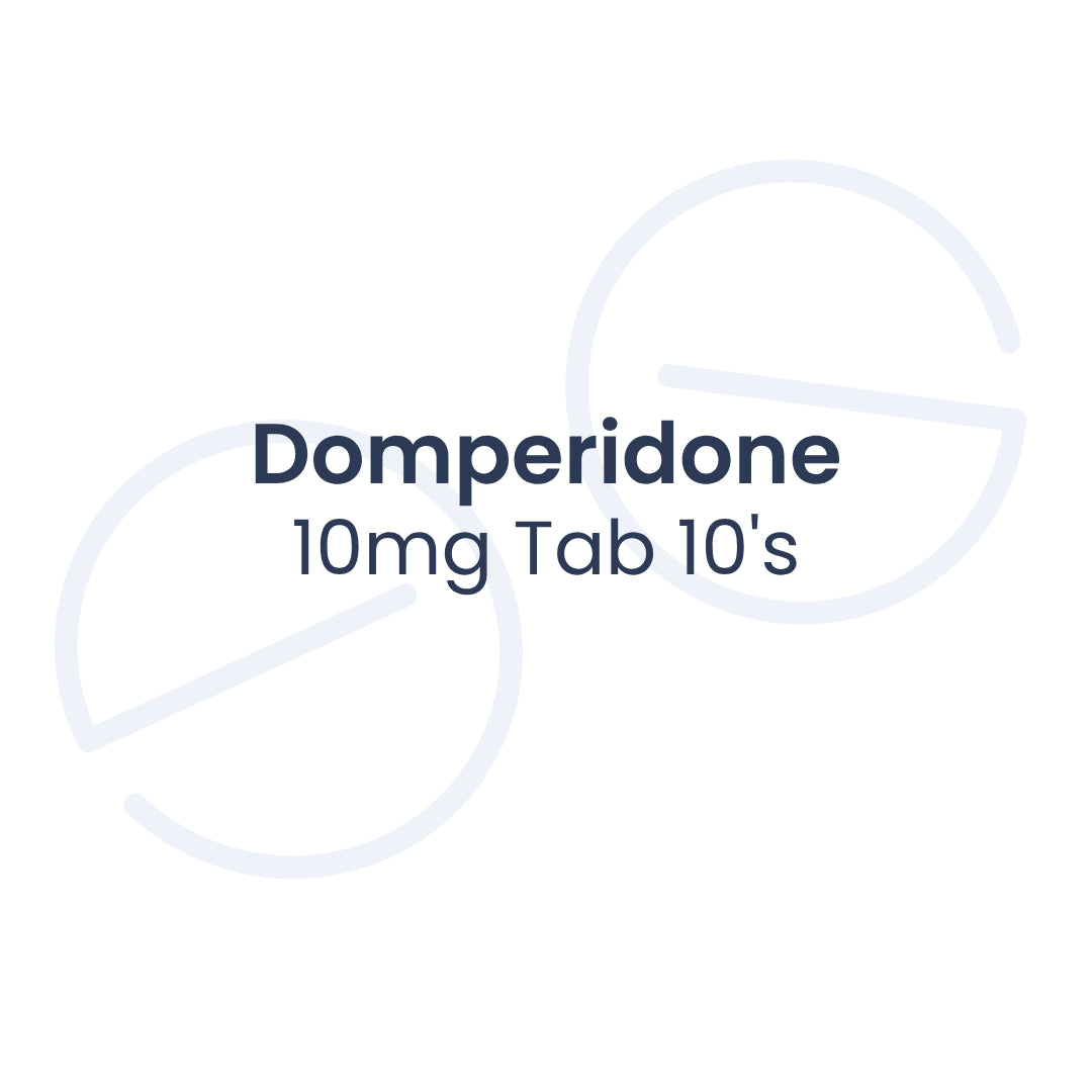 Domperidone 10mg Tab 10's