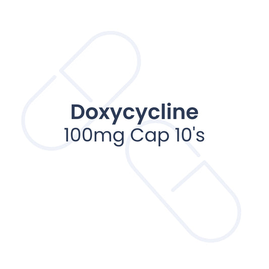 Doxycycline 100mg Cap 10's
