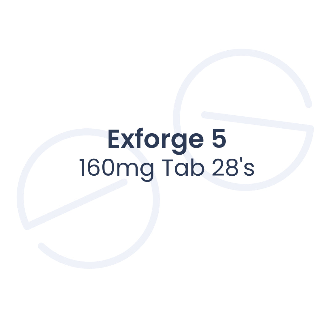 Exforge 5 / 160mg Tab 28's