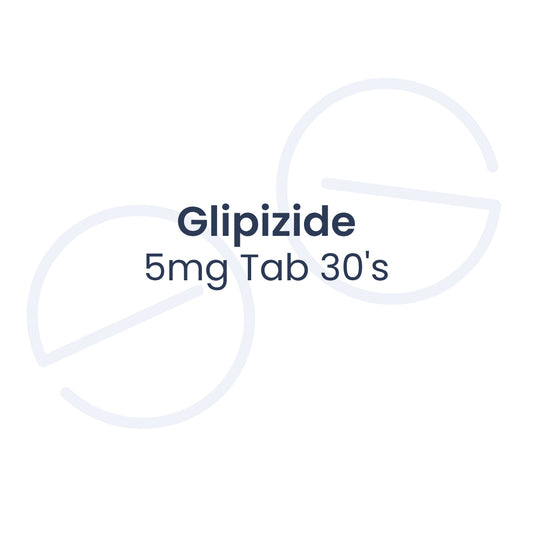 Glipizide 5mg Tab 30's