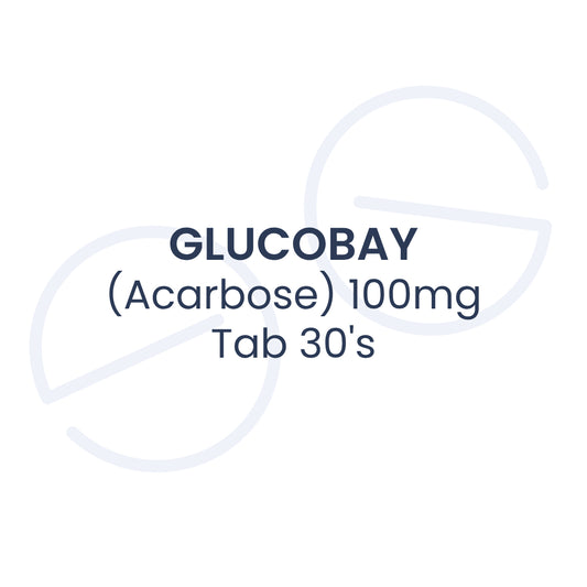 GLUCOBAY (Acarbose) 100mg Tab 30's