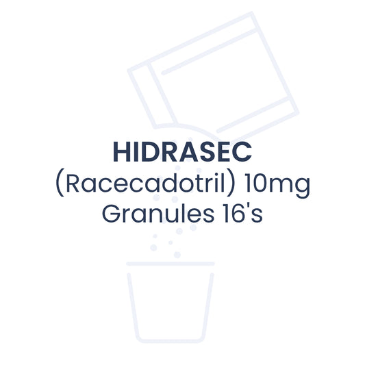 HIDRASEC (Racecadotril) 10mg Granules 16's