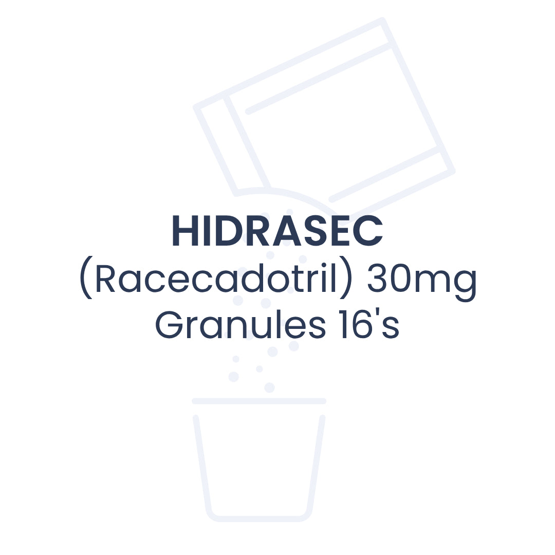 HIDRASEC (Racecadotril) 30mg Granules 16's