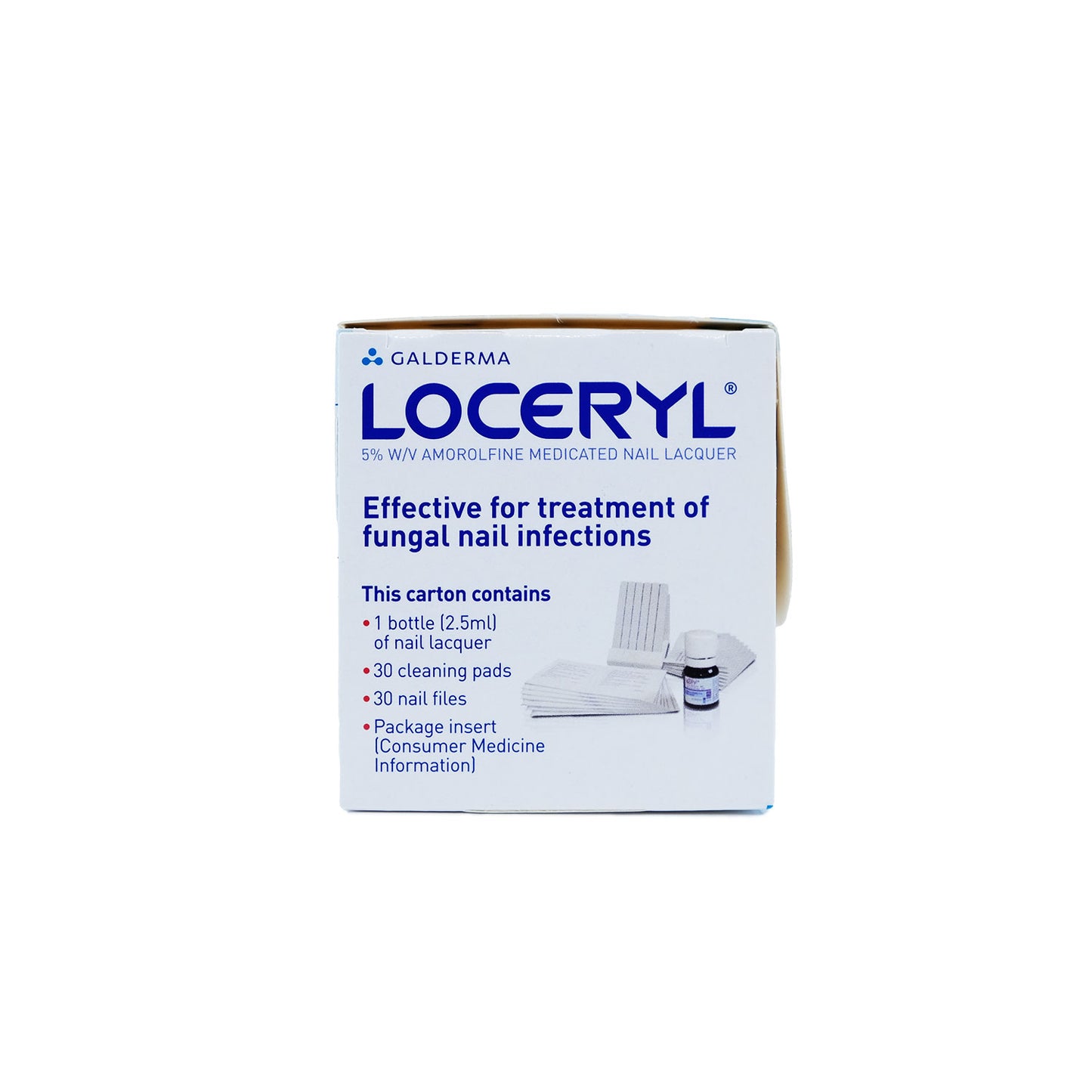 Loceryl 5% W/V Amorolfine Medicated Nail Lacquer 2.5ml