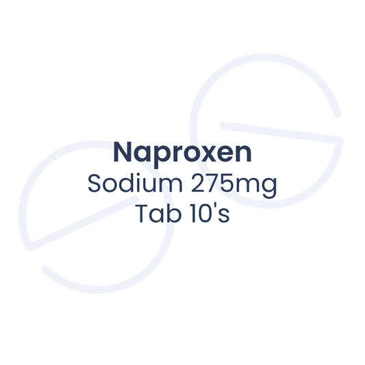 Naproxen Sodium 275mg Tab 10's