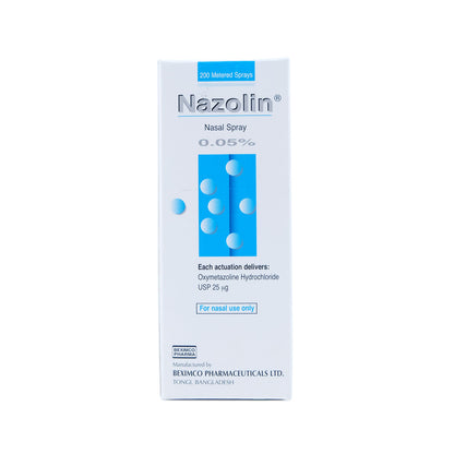 Nazolin (Oxymetazoline HCL) 0.05% Nasal Spray