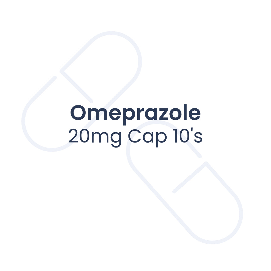 Omeprazole 20mg Cap 10's