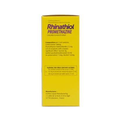 Rhinathiol Promethazine Syrup 125ml