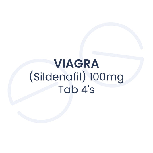 VIAGRA (Sildenafil) 100mg Tab 4's