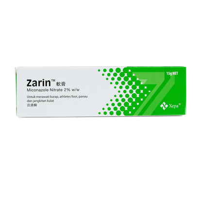 Zarin（硝酸咪康唑）2% 乳膏 15g 