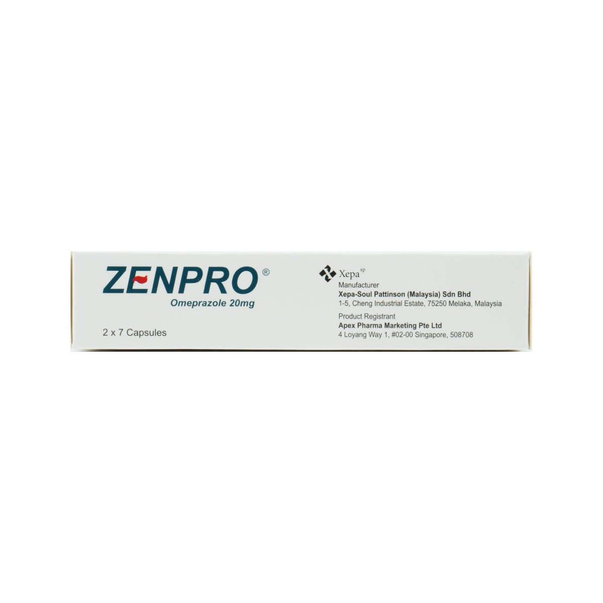 Zenpro Capsules 20mg 14's