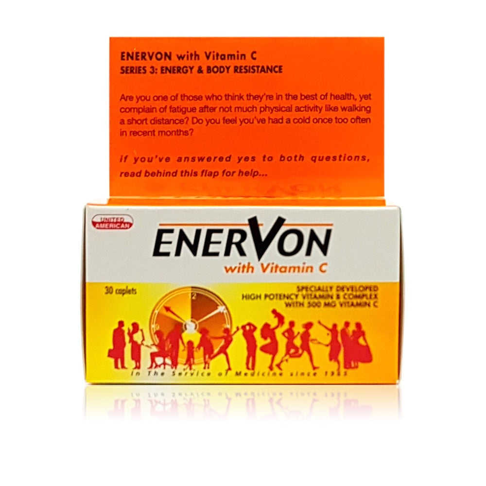 Enervon with Vitamin C Caplets 30's