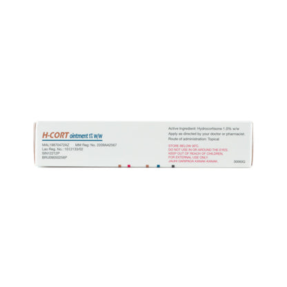 H-CORT (Hydrocortisone) 1% Ointment 15g