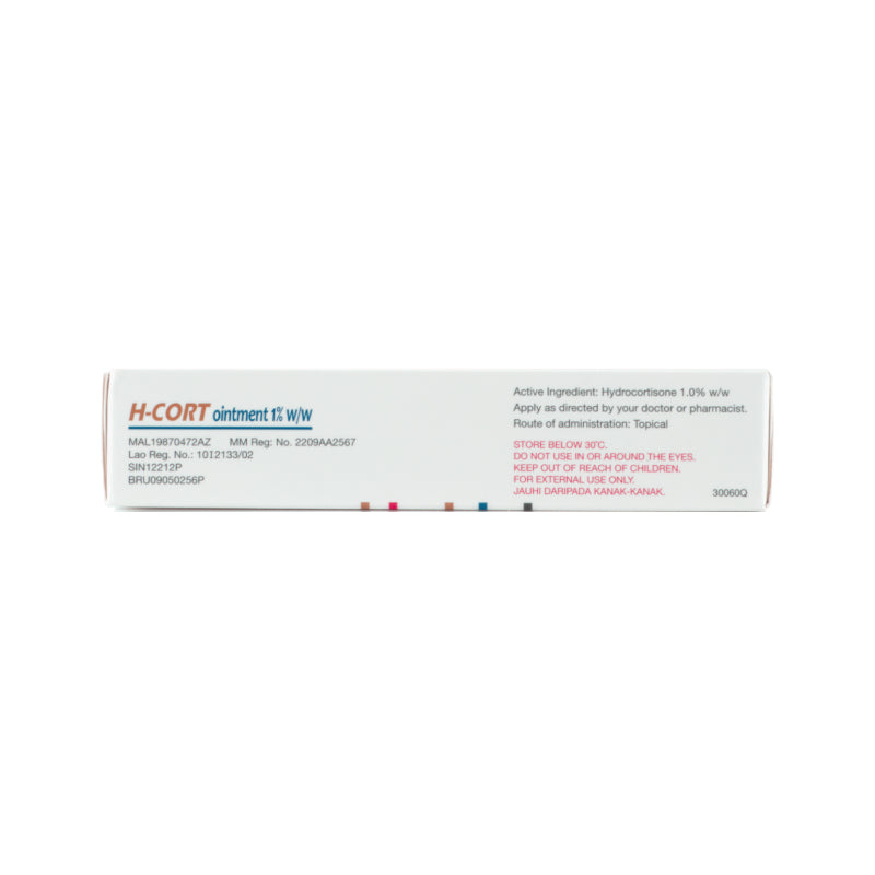 H-CORT (Hydrocortisone) 1% Ointment 15g