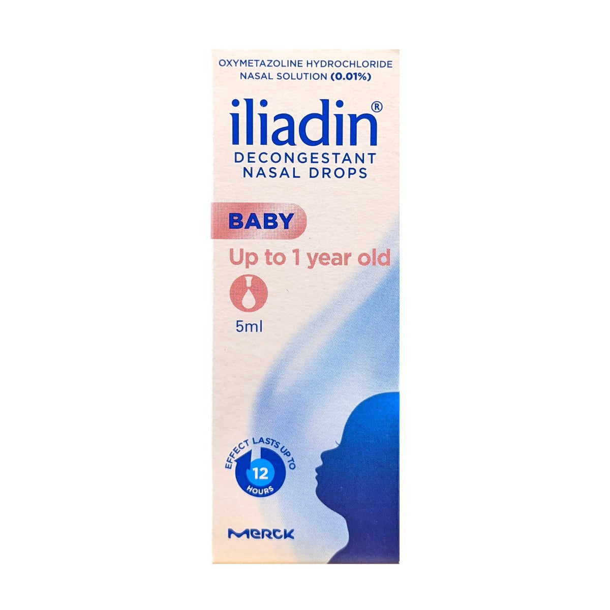 Iliadin Decongestant Nasal Baby Drops 0.01% 5ml