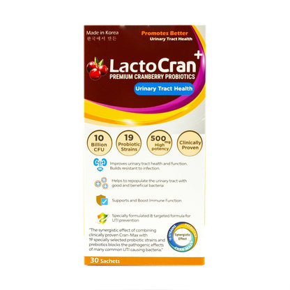 LactoCran+ Premium Cranberry Probiotics 30's