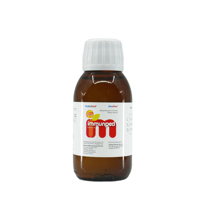 Immunped Syrup 100ml - Patented Zinc + Vitamin C [Upsized Version]