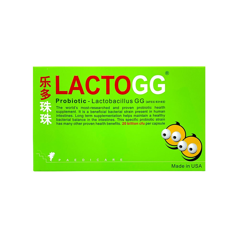 LactoGG Probiotics Capsules 30's -Lactobacillus GG